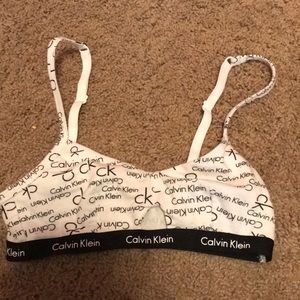 Calvin Klein bra.